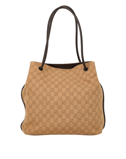 Vintage GG Shopper, &pound;380, Handbags, Brown/Tan, Canvas, Front view